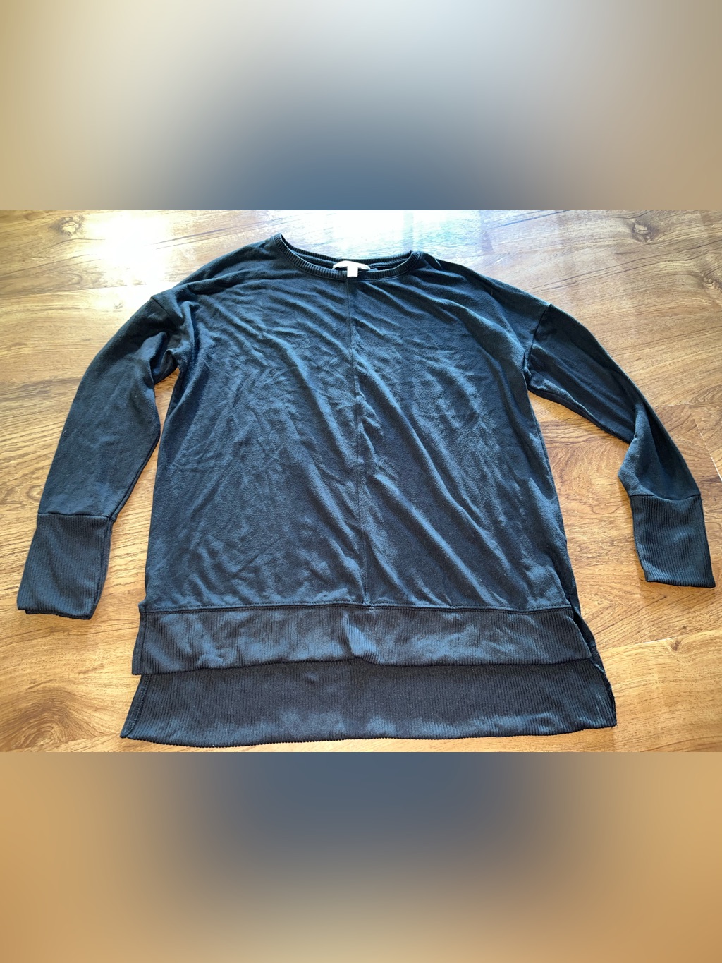 Time And Tru Plain Black Sweater Women’s Medium 8-10
